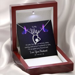 I Love You Forever Necklace for Wife Gift