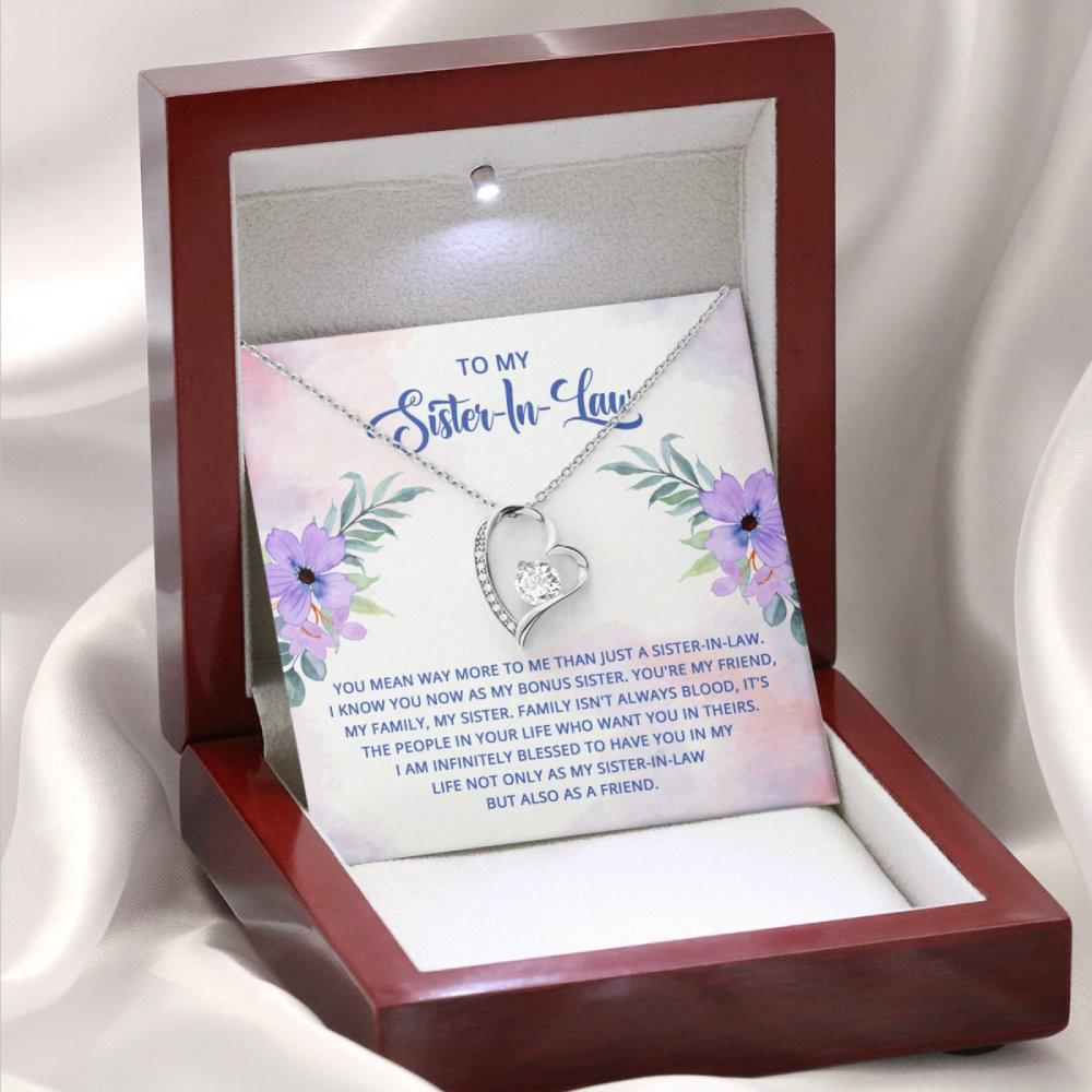 Forever Love Necklace for To My Sister In Law Gift