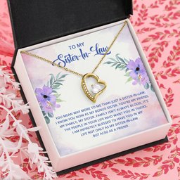 Forever Love Necklace for To My Sister In Law Gift