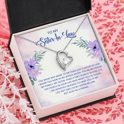 Forever Love Necklace for To My Sister In Law Gift