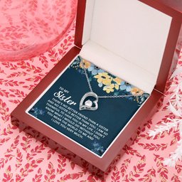 Forever Love Necklace for Sister Gift