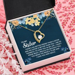 Forever Love Necklace for Sister Gift