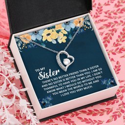 Forever Love Necklace for Sister Gift