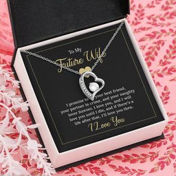 Forever Love Necklace for To My Future Wife Gift