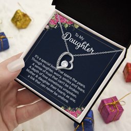 Two Hearts Forever Necklace for Daughter