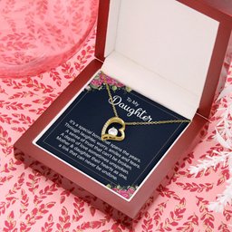Two Hearts Forever Necklace for Daughter