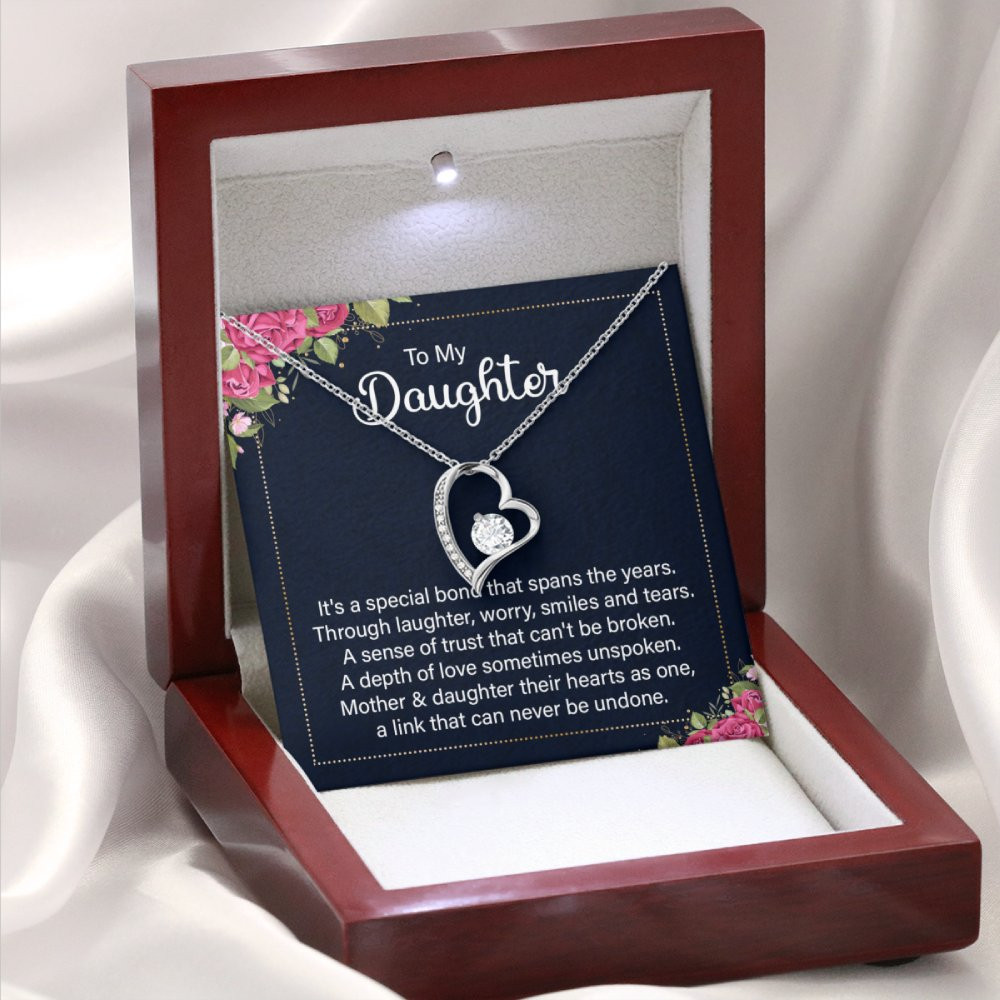 Two Hearts Forever Necklace for Daughter
