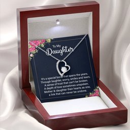 Two Hearts Forever Necklace for Daughter