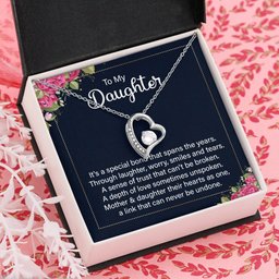 Two Hearts Forever Necklace for Daughter