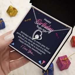 Forever My Necklace for Wife Birthday Gift