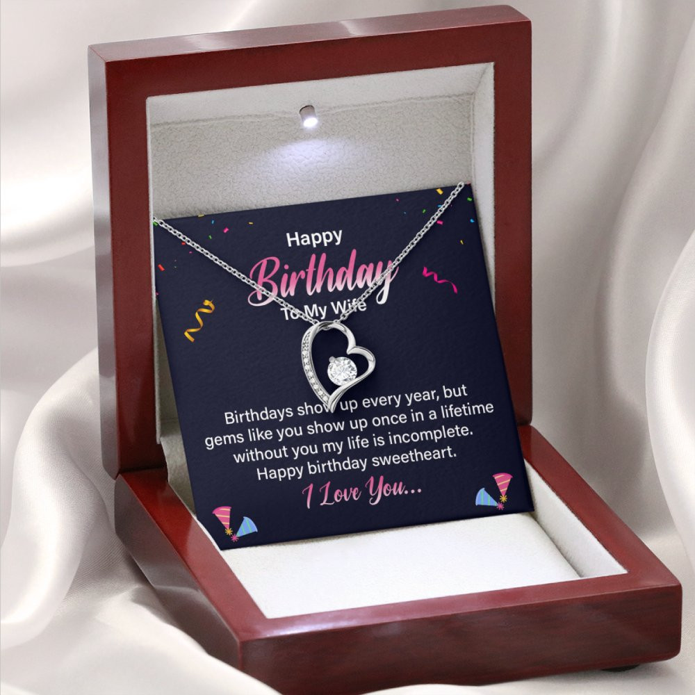 Forever My Necklace for Wife Birthday Gift