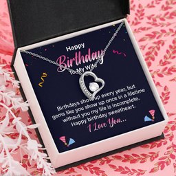 Forever My Necklace for Wife Birthday Gift