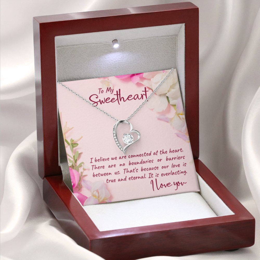 I Love You Forever Heart Necklace
