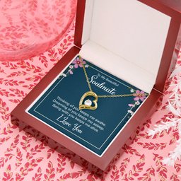 To My Beautiful Soulmate Forever Love Necklace