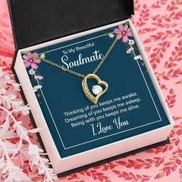 To My Beautiful Soulmate Forever Love Necklace