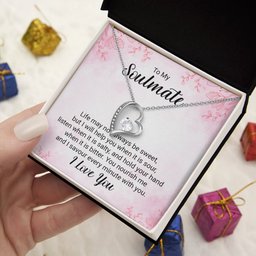 To My Soulmate Forever Love Necklace