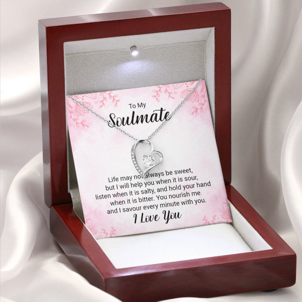 To My Soulmate Forever Love Necklace