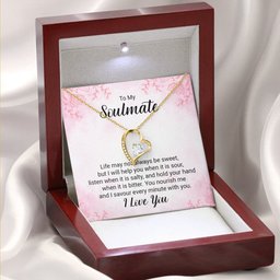 To My Soulmate Forever Love Necklace