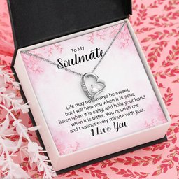 To My Soulmate Forever Love Necklace