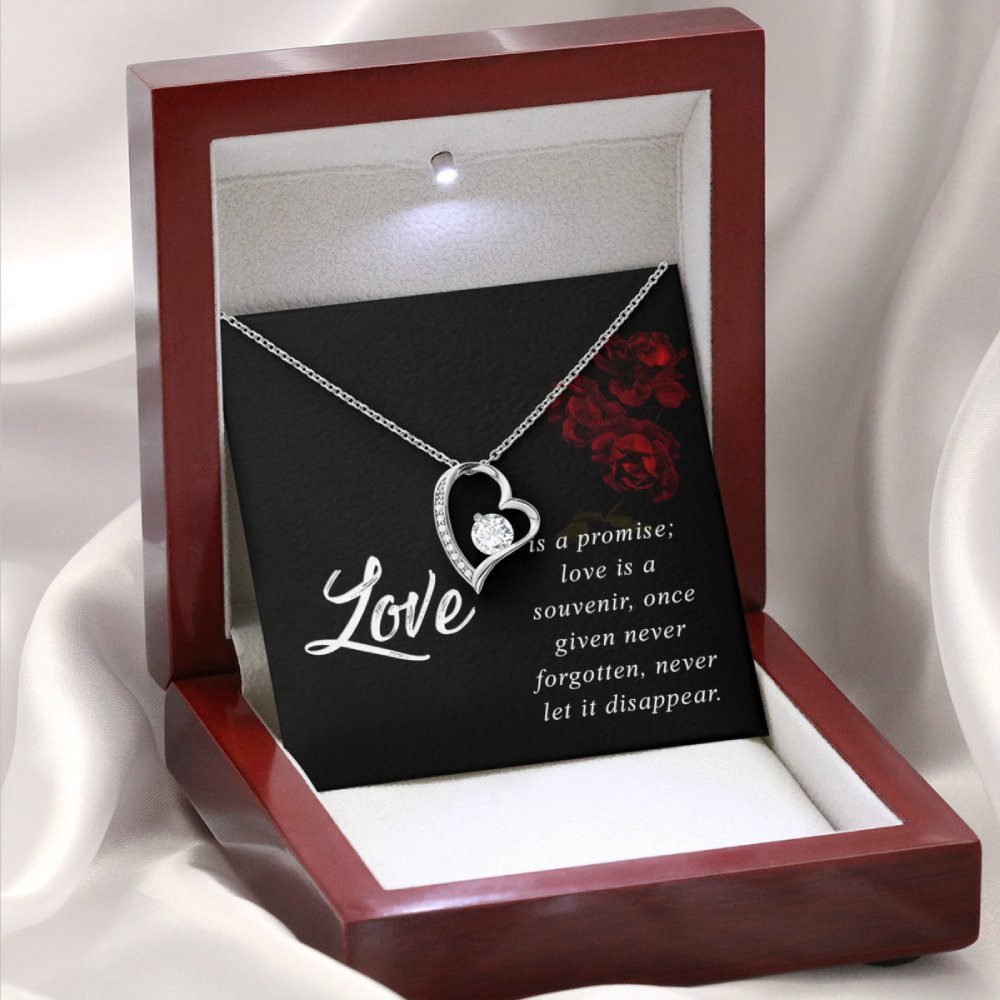 Heart Necklace for Wife