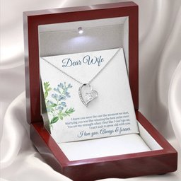 Forever Love Necklace Dear Wife Gift