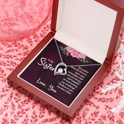 Forever Love Necklace for Sister Gift