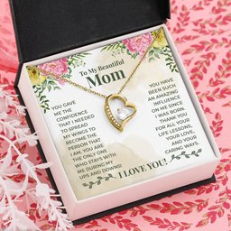 Forever Love Necklace for Mom Gift