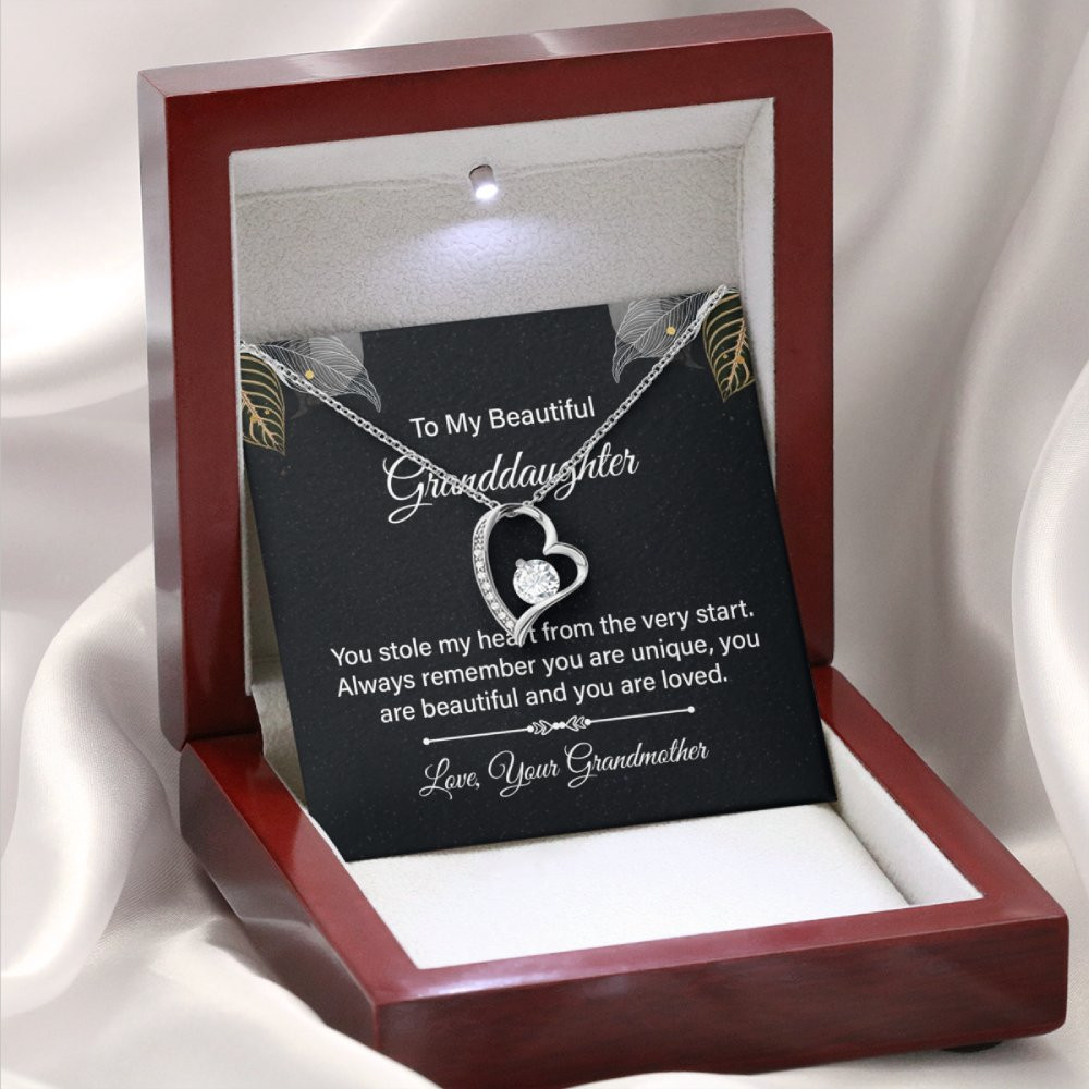 Forever Love Necklace for Granddaughter Gift