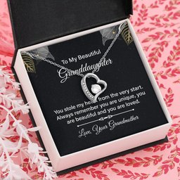 Forever Love Necklace for Granddaughter Gift