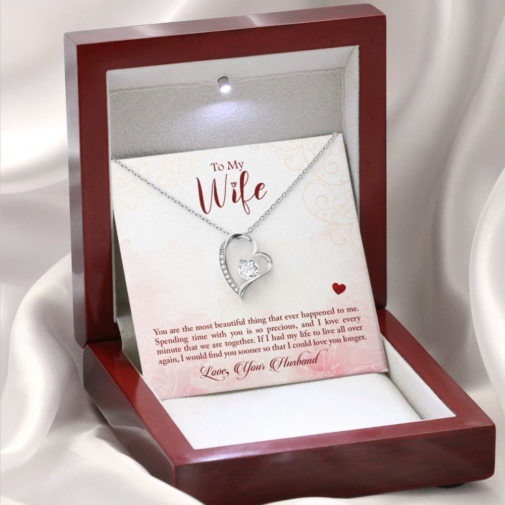 Forever Love Necklace for Wife Gift