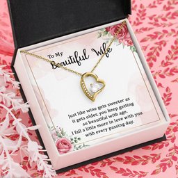 Forever Love Necklace for Beautiful Wife Gift