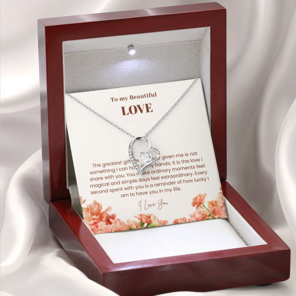 Forever Love Necklace for Love Gift