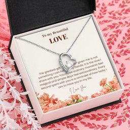 Forever Love Necklace for Love Gift