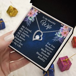 Forever Love Necklace To Beautiful Wife Gift