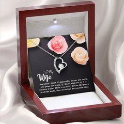 Forever Love Necklace for To My Wife Gift