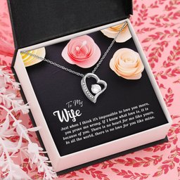 Forever Love Necklace for To My Wife Gift