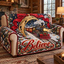 Holiday Express Quilted Sofa Cover Quilted Sofa Cover For Holidays Xmas Gifts For Men