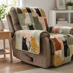 Rustic Paws Harvest Quilted Sofa Cover Quilted Couch Cover Xmas Gift For New Home