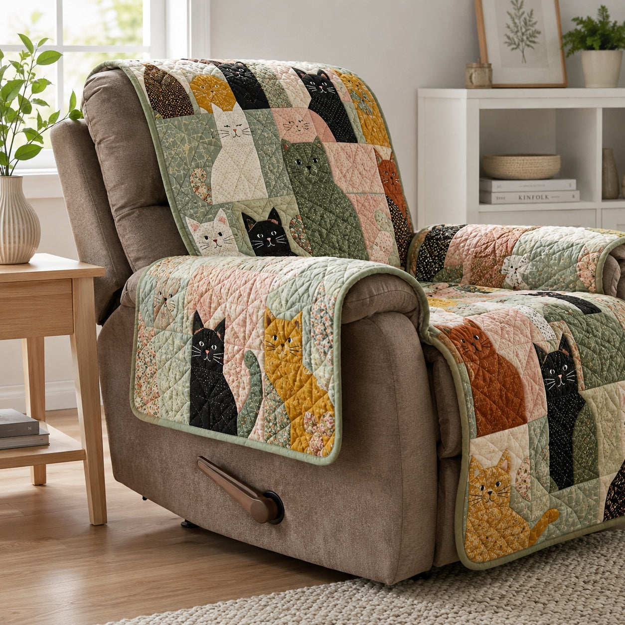 Rustic Paws Harvest Quilted Sofa Cover Quilted Couch Cover Xmas Gift For New Home
