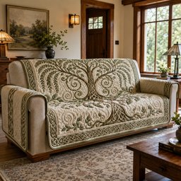 Whispering Willow Grace Quilted Sofa Cover Christmas Quilted Sofa Cover For Family Homes