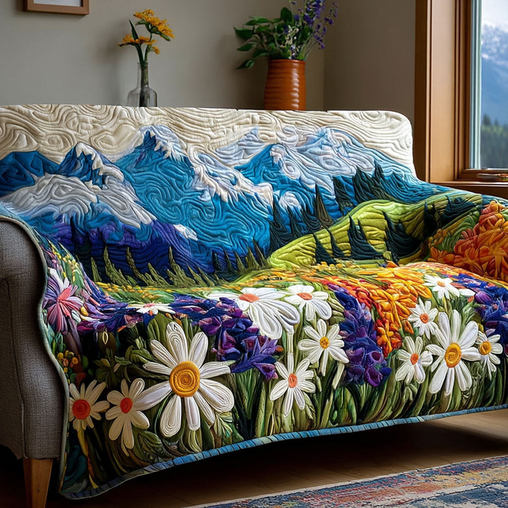 Alpine Meadow Quilted Sofa Cover Home Decor Ideas Gifts For Friends