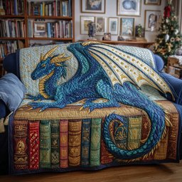 Dragon Realm Quilted Sofa Cover Unique Home Decor Cool Gifts For Women