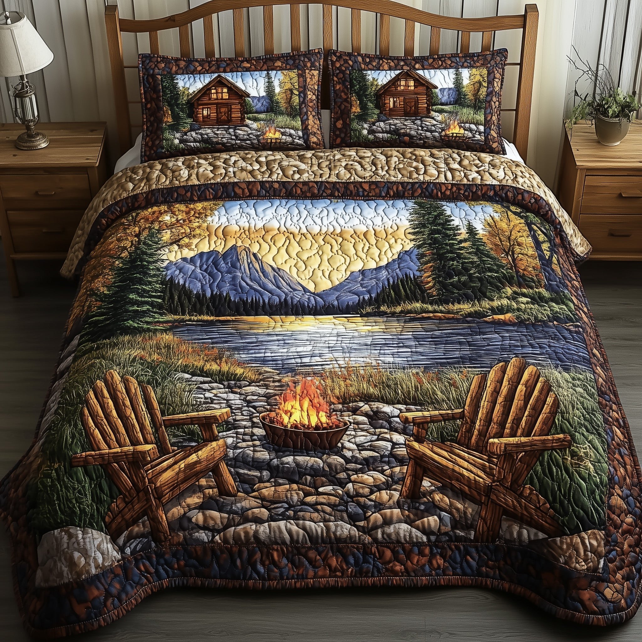 Cozy Harmony Quilted Bedding Set Cozy Home Decor First Fathers Day Gift