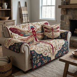 Dragonfly Dream Quilted Sofa Cover Dragonfly Sofa Cover Cool Gifts For Dad