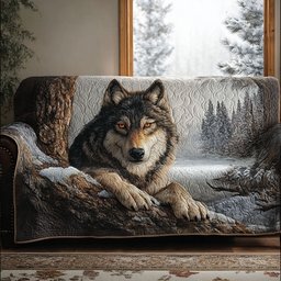 Forest Alpha Quilted Sofa Cover Unique Home Decor Thoughtful Gifts For Father