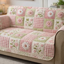 Daisy Fields Quilted Sofa Cover Home Decor Ideas Gifts For Birthday Mom