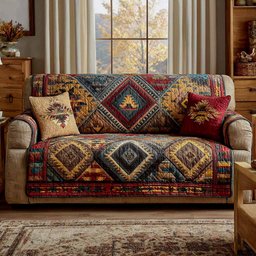 Canyon Spirit Quilted Sofa Cover House Decor Items Gifts For Birthday Husband