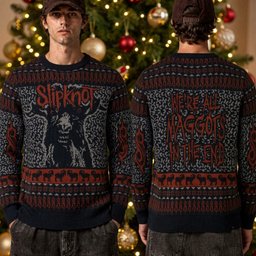 Slipknot Heavy Metal We_re All Maggots In The End Ugly Christmas Sweater Slipknot Wear