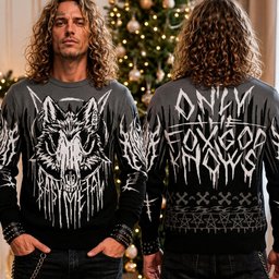 Babymetal Only The Fox God Knows Ugly Christmas Sweater Babymetal Xmas Apparel