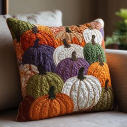 Autumn Breeze Quilted Pillow Case Decorative Throw Pillows Gifts For Grandma